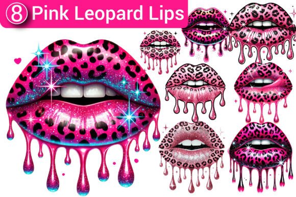 Download Leopard Lips Clipart Sublimation Bundle - Premium Resources