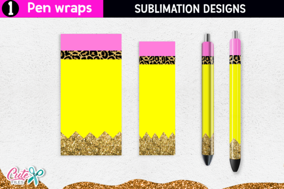Download Leopard Pen Wraps Sublimation Designs - Pen wraps Collection