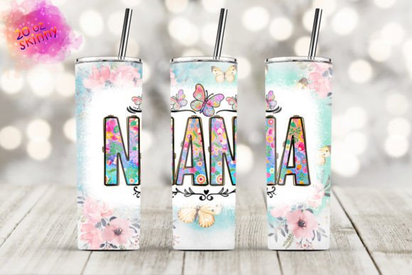 Download Nana Floral Butterfly Sublimation Skinny - Premium Resources