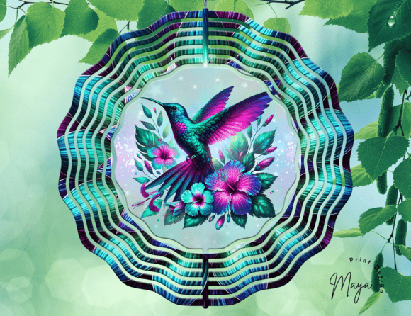 Download Hummingbird Wind Spinner Png - Wind spinner Collection