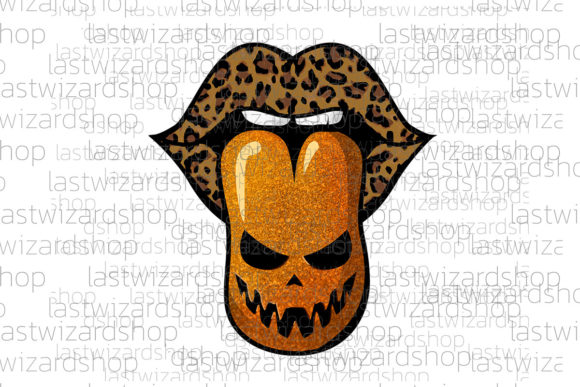 Download Pumpkin Lips Png, Scary Leopard Lips - Leopard lips Collection