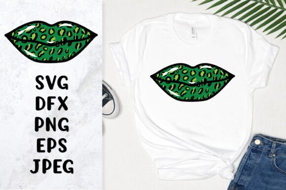 Download Saint Patrick’s Day Leopard Lips Print - Premium Resources