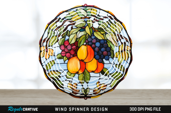 Download FREE 3D Fruit Sublimation Wind Spinner - Wind spinner Collection