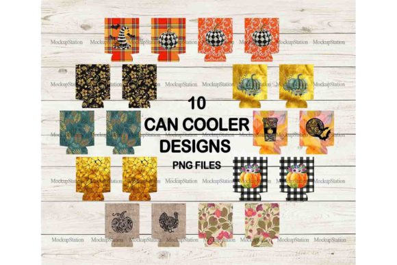 Download Fall Can Cooler Sublimation Bundle - Can cool Collection