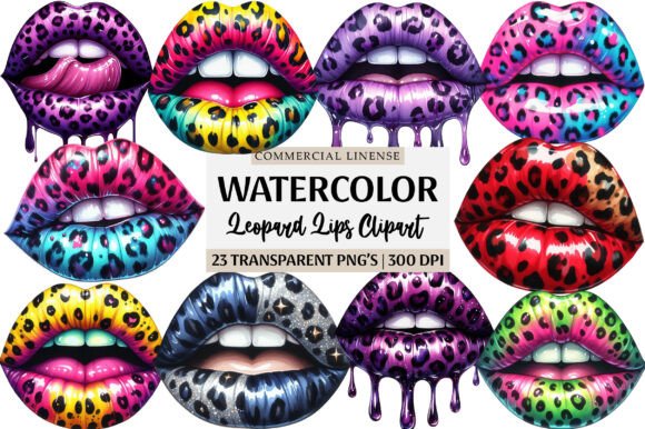 Download Leopard Lips Sublimation Clipart - Premium Resources